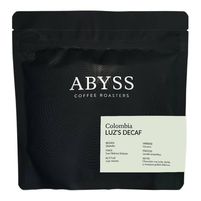 Luz's Decaf, product image from the roaster