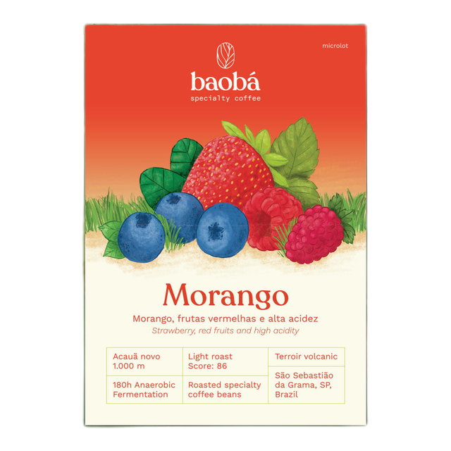 Microlote Morango, product image from the roaster