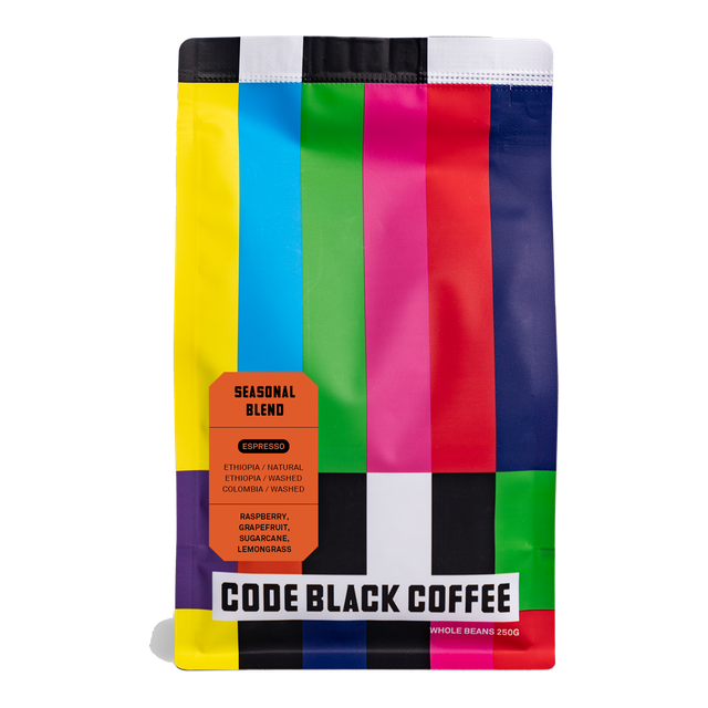 Seasonal Espresso Blend, product image from the roaster