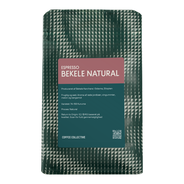 Bekele Natural Espresso, product image from the roaster