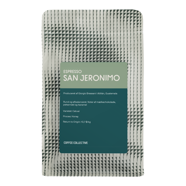 San Jeronimo Espresso, product image from the roaster