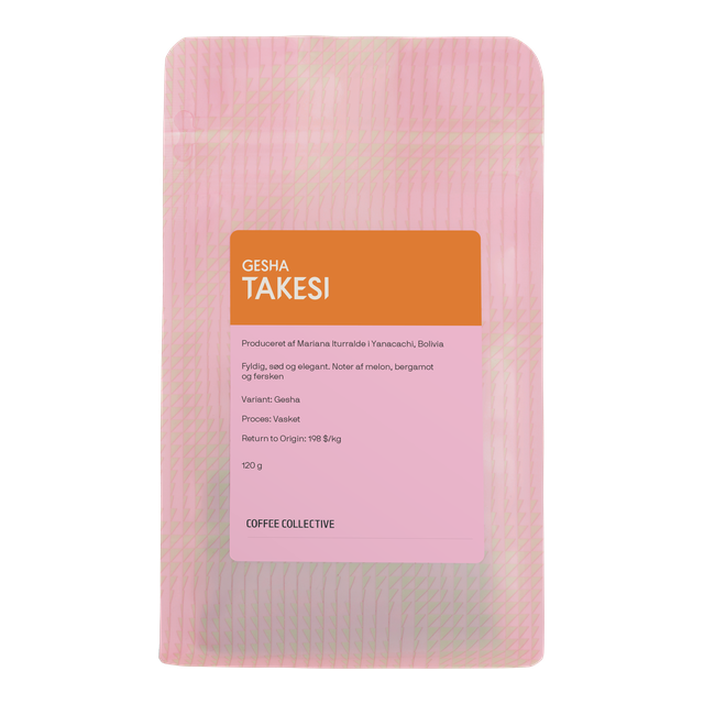 Takesi Gesha, product image from the roaster