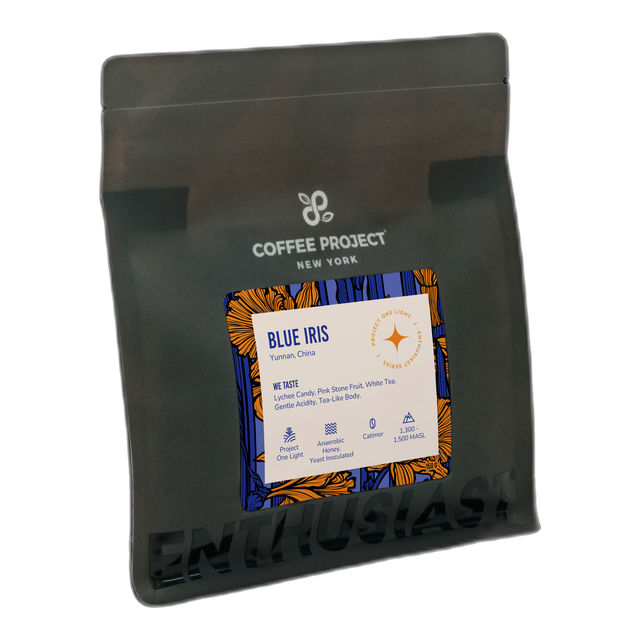 China Blue Iris, Enthusiast Series, product image from the roaster