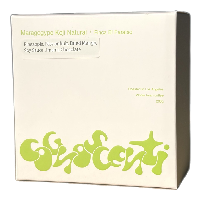 Diego Bermudez Maragogype Koji, product image from the roaster