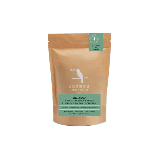 El Indio Microlot Natural Process, Espresso Roast, product image from the roaster