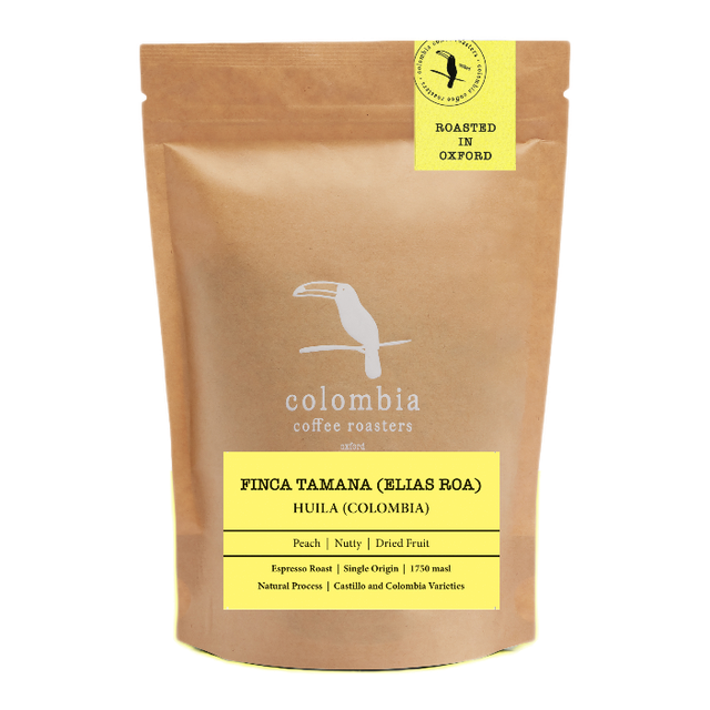 Finca Tamaná Natural Process, Espresso Roast, product image from the roaster