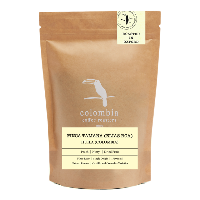 Finca Tamaná Natural Process, Filter Roast, product image from the roaster