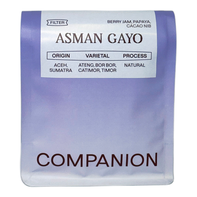 Asman Gayo - Filter, product image from the roaster