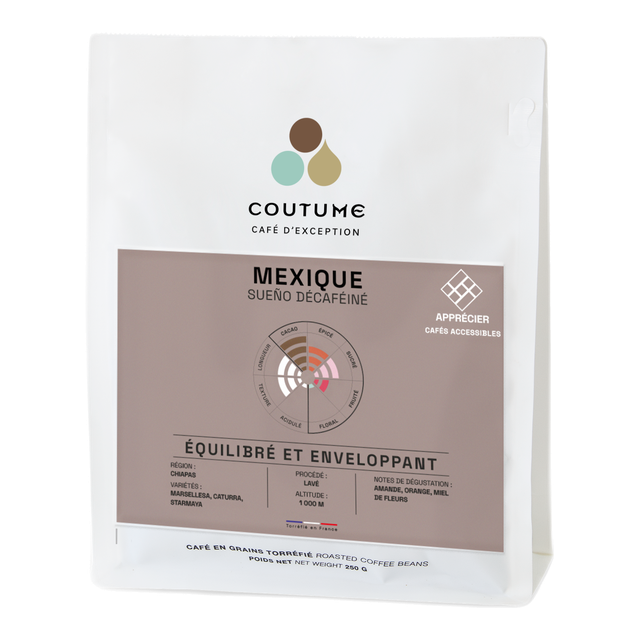 Café Décaféiné Mexique Sueño, product image from the roaster