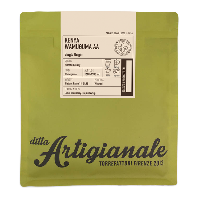 Kenya Wamuguma AA, product image from the roaster