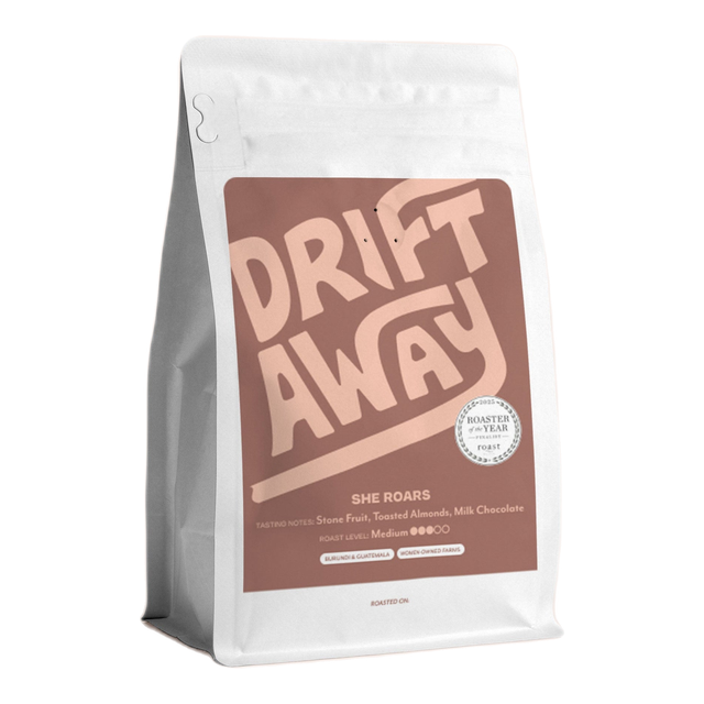 She Roars Espresso Blend, product image from the roaster