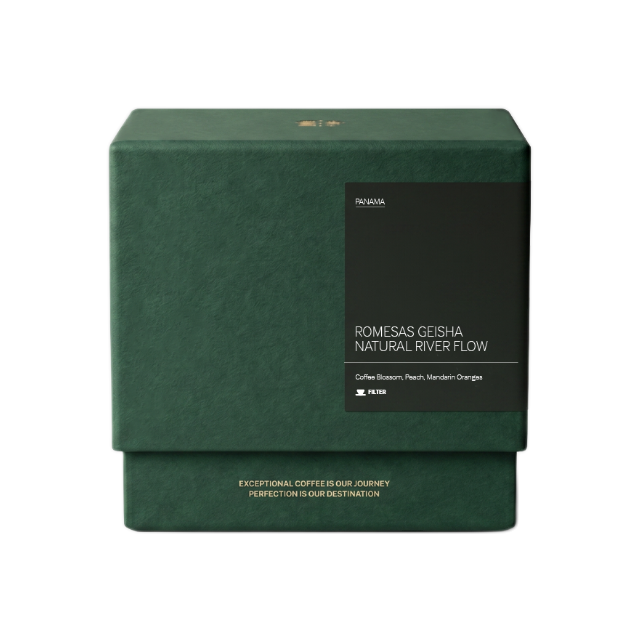 Romesas Geisha Natural River Flow Filter, product image from the roaster