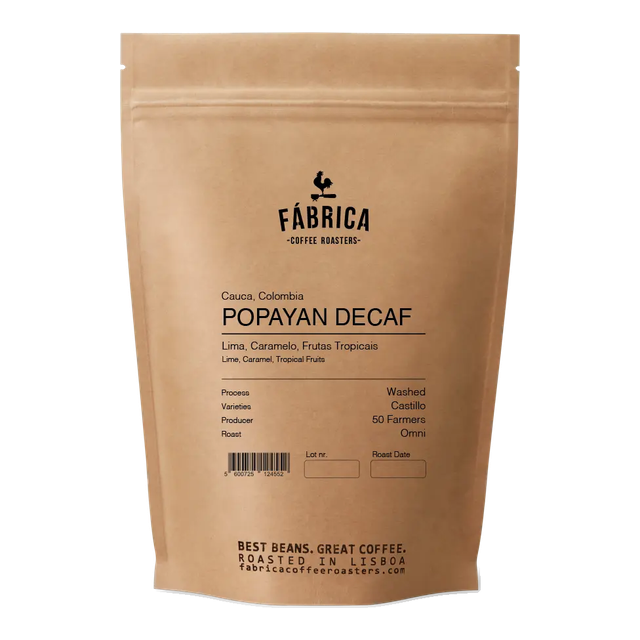 Popayán Decaf, product image from the roaster