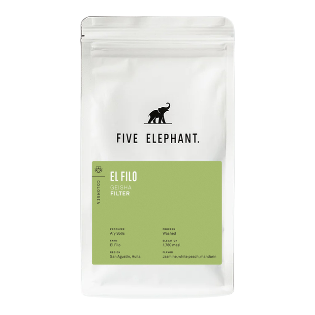 COLOMBIA El Filo Geisha – Filter, product image from the roaster