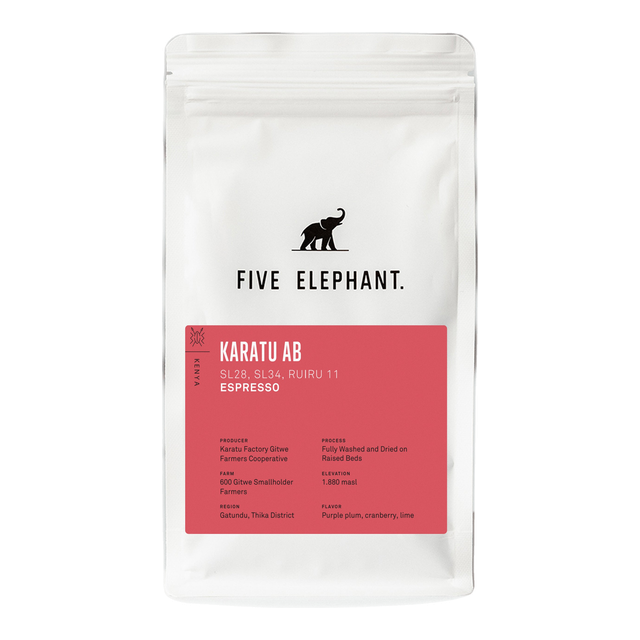 KENYA Karatu AB – Espresso, product image from the roaster