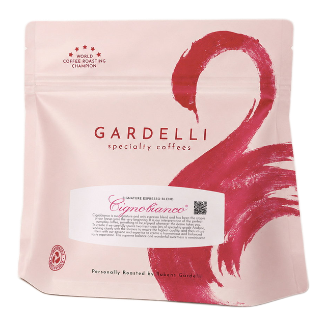 Cignobianco signature espresso blend, product image from the roaster