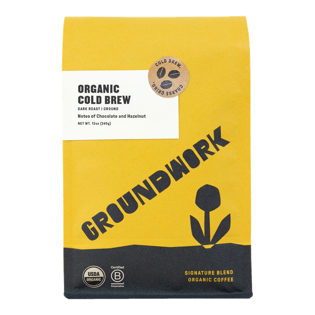 Organic Cold Brew Blend, product image from the roaster