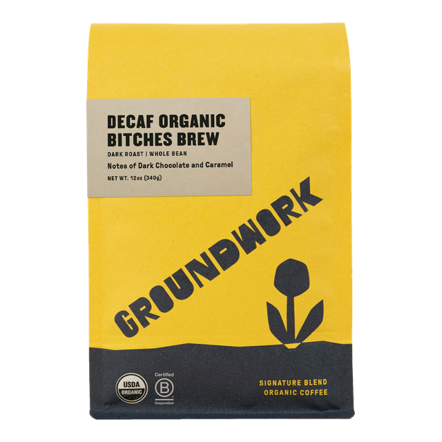 Decaf Bitches Brew, product image from the roaster