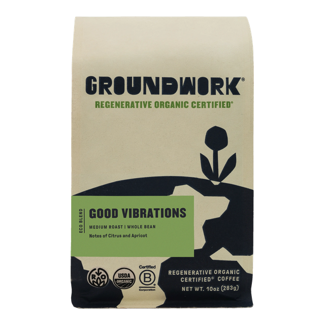 Regenerative Organic Certified® Good Vibrations, product image from the roaster