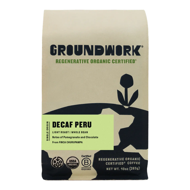 Regenerative Organic Certified® Decaf Peru, product image from the roaster