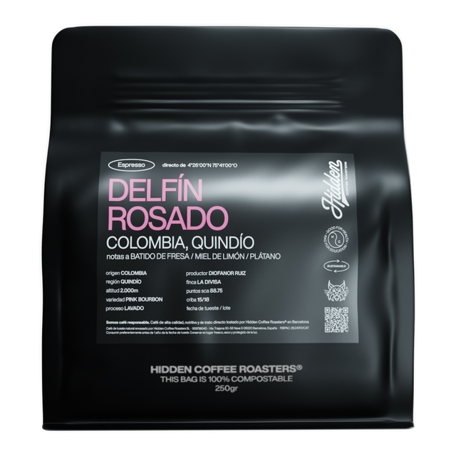 Delfín Rosado, product image from the roaster