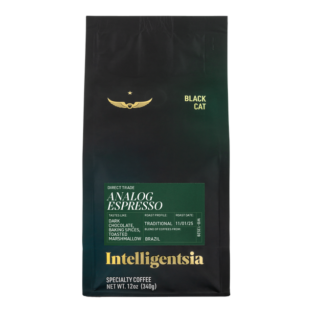Black Cat Analog Espresso, product image from the roaster