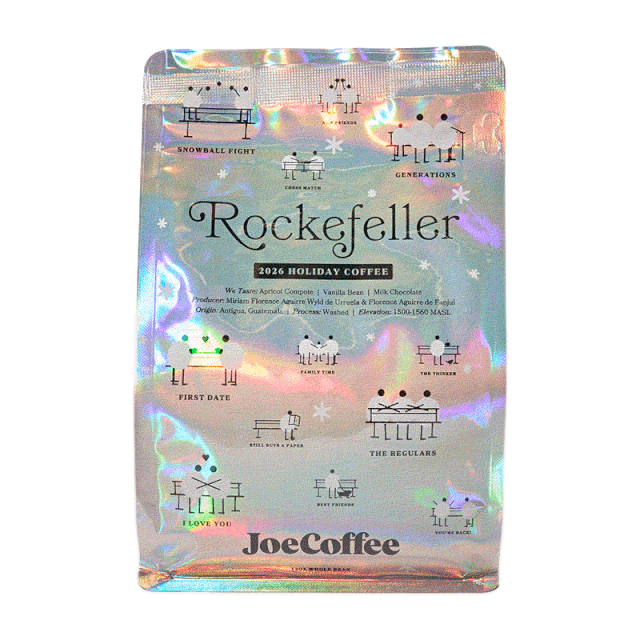 Rockefeller Holiday Coffee 2026, product image from the roaster