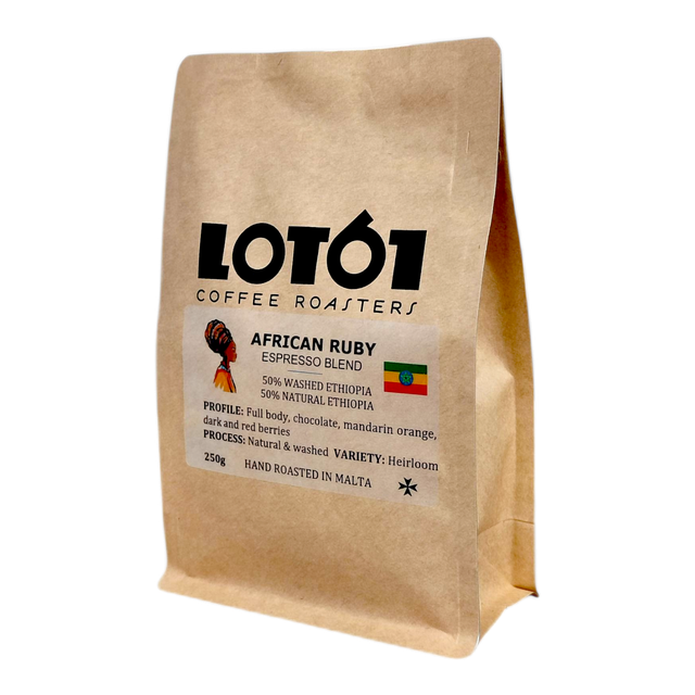 African Ruby blend (espresso), product image from the roaster