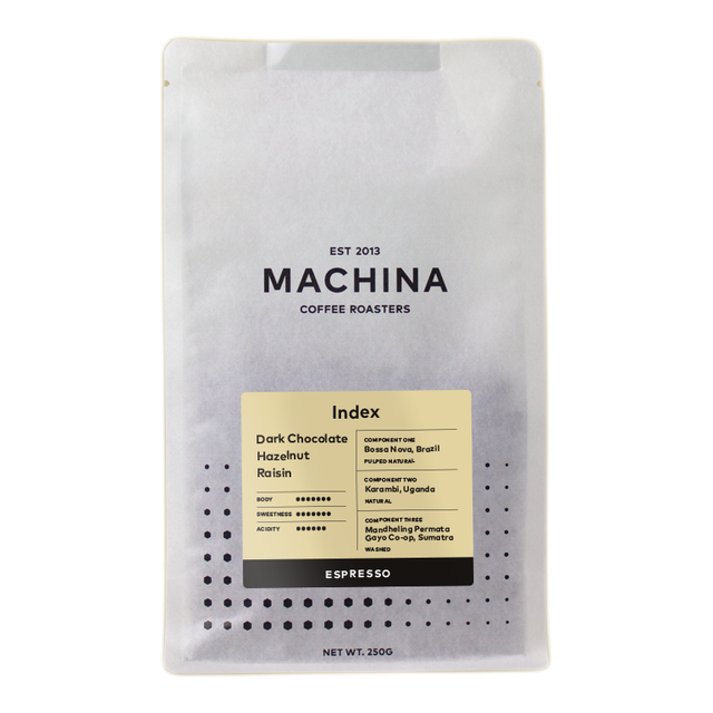Index - Espresso Blend, product image from the roaster