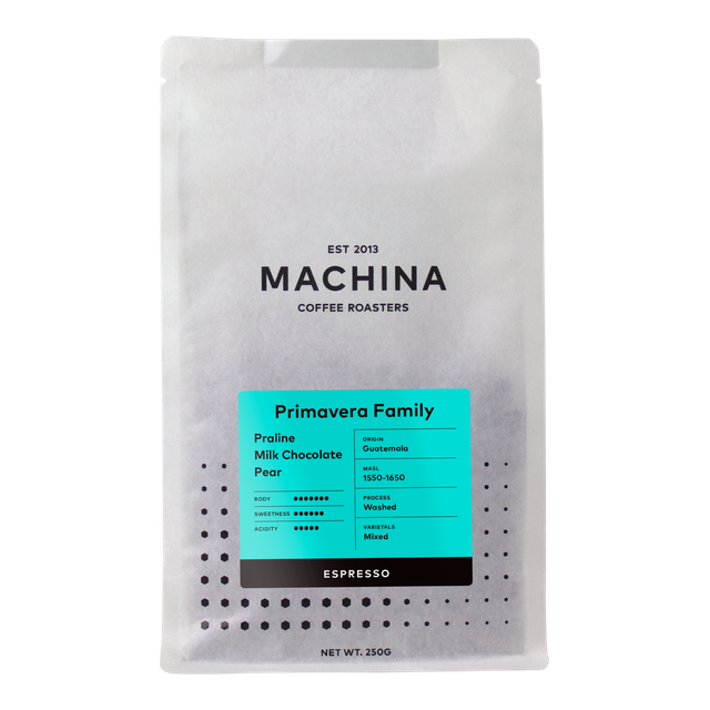 Primavera Family, Guatemala - Espresso, product image from the roaster