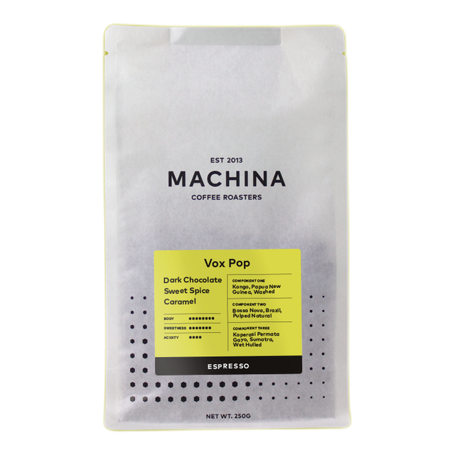 Vox Pop - Espresso Blend, product image from the roaster
