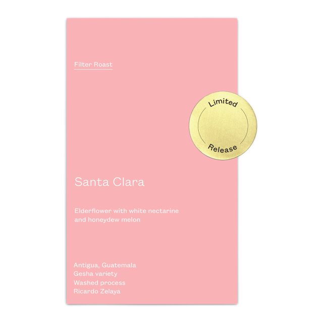 Santa Clara Gesha, product image from the roaster