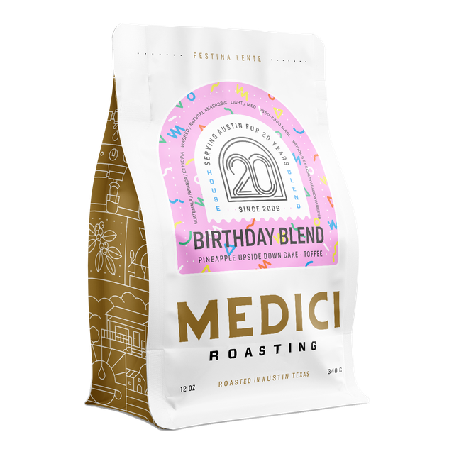 Birthday Blend, product image from the roaster
