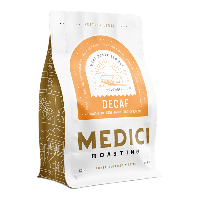 Decaf, product image from the roaster
