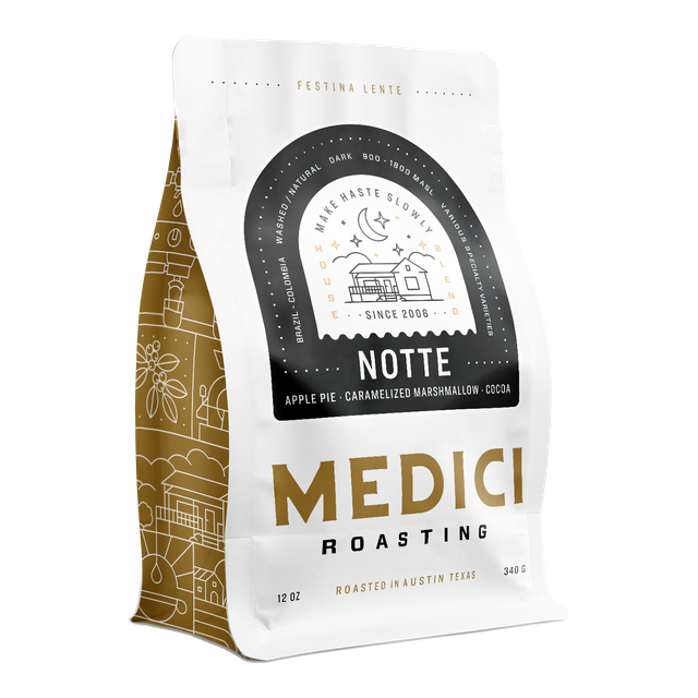 Notte Dark Roast, product image from the roaster