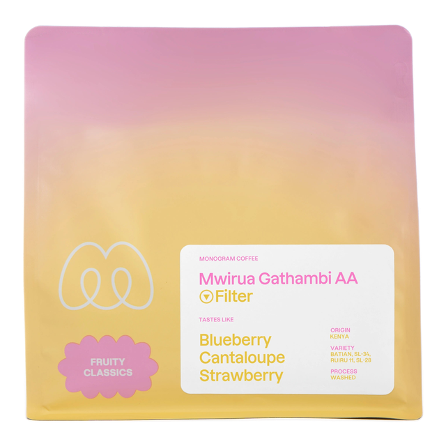 Mwirua Gathambi AA, product image from the roaster