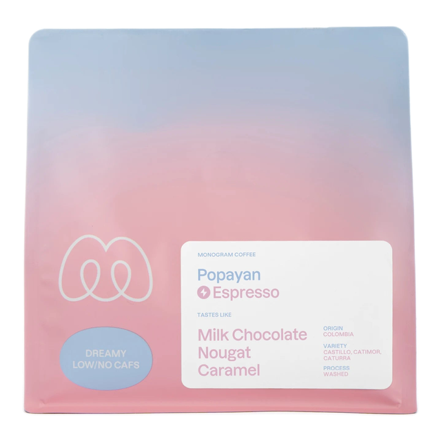 Popayan Decaf Espresso, product image from the roaster