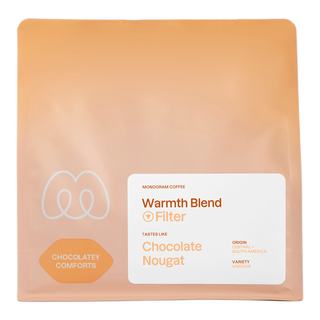 Warmth Filter Blend, product image from the roaster