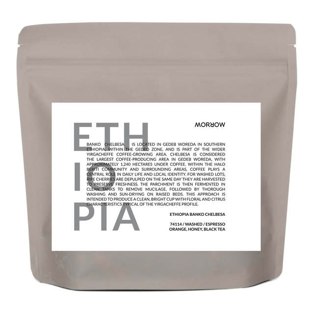 Ethiopia Banko Chelbesa - Espresso, product image from the roaster