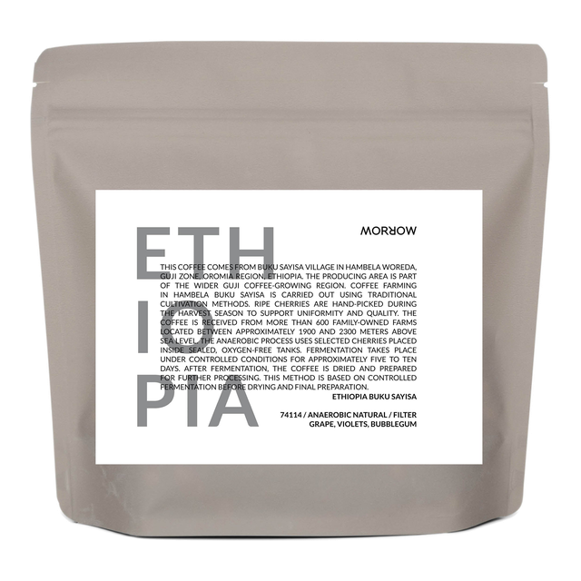 Ethiopia Buku Sayisa - Filter (anaerobic natural), product image from the roaster