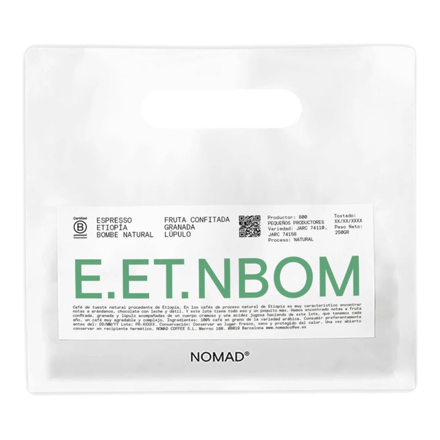 Bombe Natural, product image from the roaster