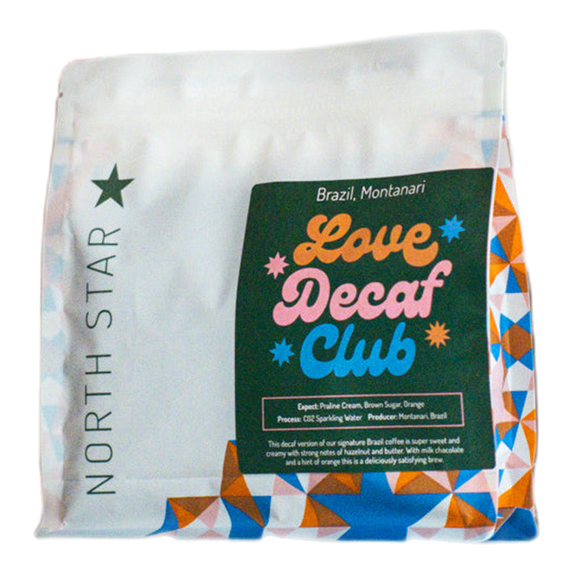 Love Decaf Brazil Montanari CO2, product image from the roaster