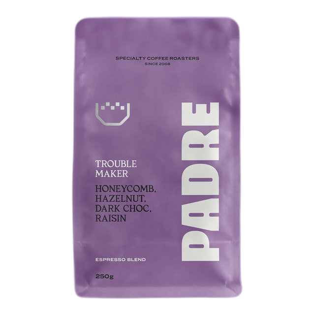 Troublemaker Espresso Blend, product image from the roaster