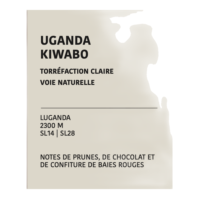 Uganda Kiwabo, product image from the roaster