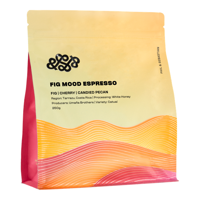 Fig Mood Espresso, product image from the roaster