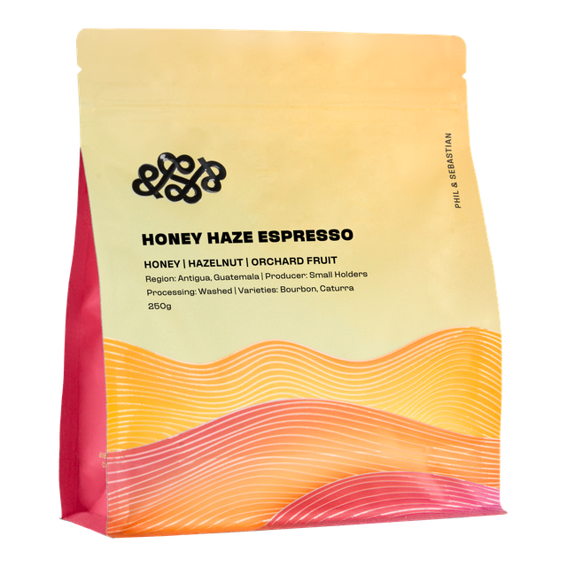 Honey Haze Espresso, product image from the roaster