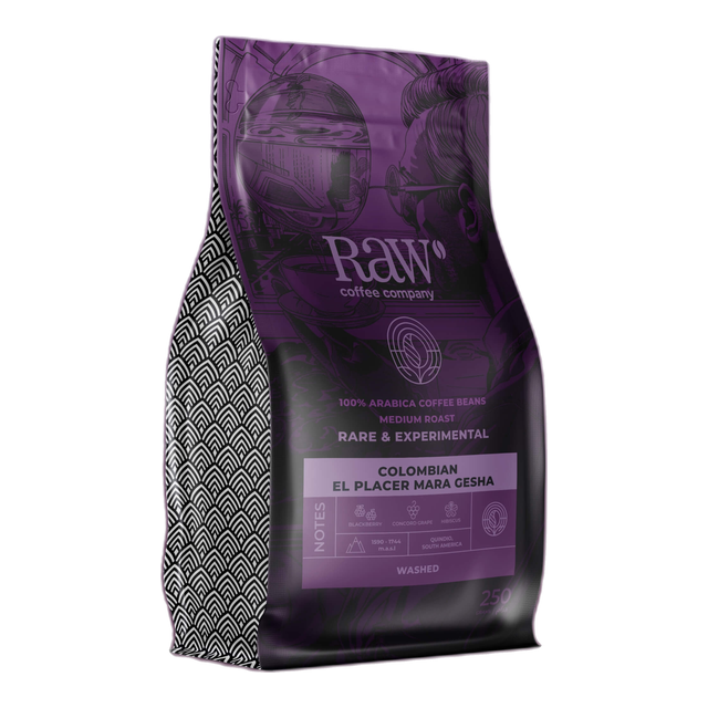 Colombian el Placer Mara Gesha Coffee, product image from the roaster