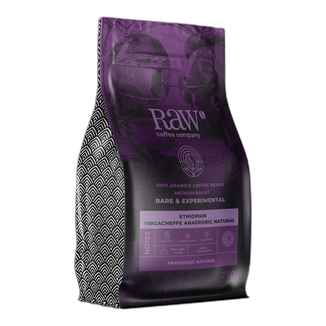 Ethiopian Yirgacheffe Anaerobic Natural Coffee, product image from the roaster