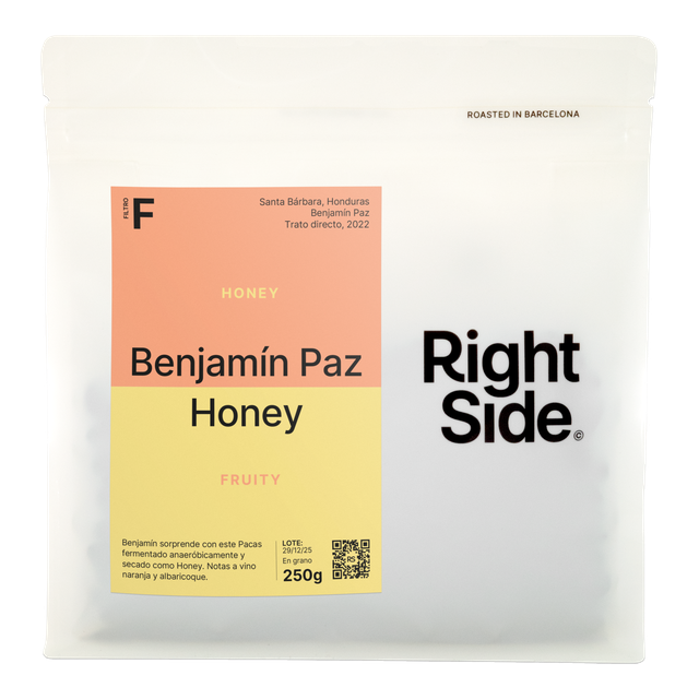 Benjamín Paz Honey Filtro, product image from the roaster