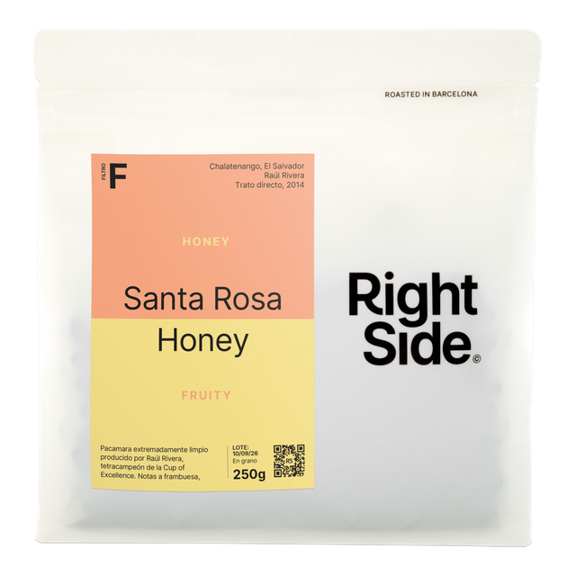 Santa Rosa Honey Filtro, product image from the roaster